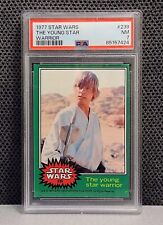 1977 Topps Star Wars #239 THE YOUNG STAR WARRIOR - PSA 7 NM - LUKE SKYWALKER picture