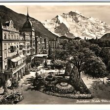 c1910s Interlaken, Switzerland Birds Eye SHARP RPPC Hotels Viktoria Photo A150 picture
