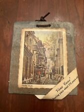 Vintage Vieux Carre Pirate’s Alley 175 Year Old Roofing Slate New Orleans picture