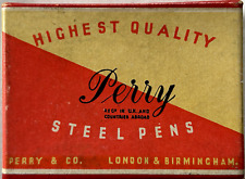 Perry & Co. London No. 306 EF Dip Pen Nib — Antique Calligraphy Plume — Smooth picture