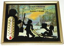 VINTAGE TURIN GROTTO ITALIAN RESTAURANT PHILA PA ADVERTISING THERMOMETER picture