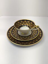 RARE Hutschenreuther Hohenberg Tea Cup Saucer Dessert Plate 3 Pc Germany China picture