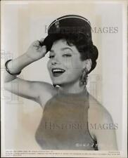 1956 Press Photo Actress Valerie French on 