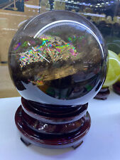 50LB A+ Top Natural Rainbow Citrine crystal Quartz Sphere Crystal Ball Reiki gem picture