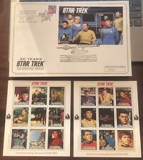 STAR TREK ONE WEEKEND ON EARTH 30 Year LOT COMMEMORATIVE ISSUE ENVELOPE & STAMPS picture