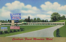 The Franklin Motel Franklin North Carolina NC Linen c1940 Postcard picture