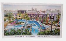 Vintage Walt Disney World Disney's Port Orleans Resort French Quarter Postcard picture