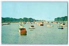 1982 Beautiful Harbor of Manchester Harbor Massachusetts MA Postcard picture
