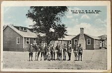 Rockford Illinois Camp Grant Group of Men YMCA Antique Postcard c1920 picture