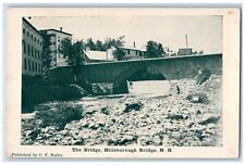 c1905 The Bridge Hillsborough Bridge New Hampshire NH Vintage Antique Postcard picture