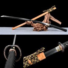 Handmade Clay Tempered T10 Steel Japanese Katana Samurai Sword Sharp picture
