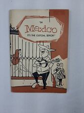 Vintage 1968 Mexico Tourist Travel Booklet in ENGLISH for visiting Americans picture