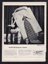 1948 MANHATTAN Shirts Print Ad 