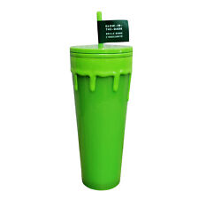 Starbucks Halloween Slime Green Drip Glow In The Dark Tumbler Cold Cup picture