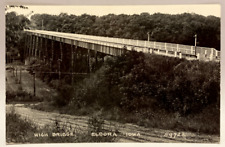 RPPC High Bridge, Eldora, Iowa IA Vintage Real Photo Postcard picture