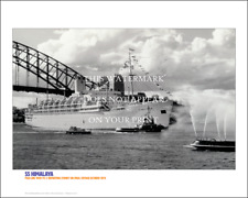 SS Himalaya P&O Line Ship Art Print – Final Voyage Sydney – 20