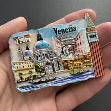 Italy Venice Venezia Gondola Tourist Travel Souvenir Gift 3D Resin Fridge Magnet picture
