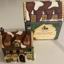 Dept 56 Charles Dickens Heritage Dedlock Arms 1994 Ornament Village Signed W/Box picture