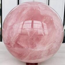 6480g Natural Pink Rose Quartz Sphere Crystal Ball Reiki Healing picture