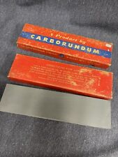 Vintage Carborundum #118 8”x2”x3/4” Fine Sharpening Stone picture