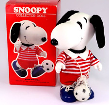 1970s Snoopy Collector Doll  - Limited Edition Snoopy the Soccer Player no. 3404 picture