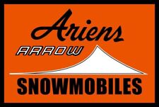Ariens Arrow Snowmobiles NEW Sign-12x18