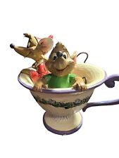 Tea for Two Disney Traditions Jim Shore Cinderella Mice Walt Disney Showcase VGC picture