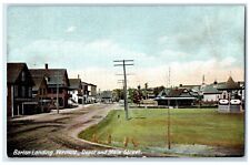 c1905 Depot And Main Street View Barton Landing Vermont VT Antique Postcard picture