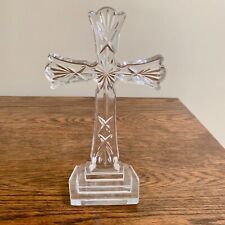 EXCELLENT Waterford Crystal Standing Cross 8