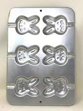 Easter Bunny Pop Wilton Pan Cookie Baking Mold #2105-8106 - VG picture