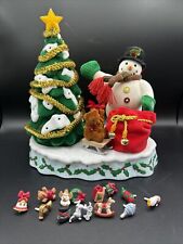 Avon Wonderful Countdown to Christmas Talking Lighted Snowman Advent SEE DESC. picture