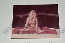 1970s curvy blonde woman in bikini big hair VINTAGE PHOTOGRAPH  Gs picture