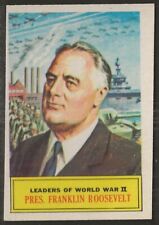 A&BC-BATTLE CARDS 1966-#67- FRANKLIN D. ROOSEVELT - QUALITY CARD picture