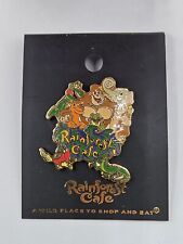 Vintage 1999 Rainforest Cafe Animals Enamel Pin Alligator Gorilla Frog Elephant picture