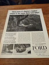 1964 Ford Monte Carlo Ralley Magazine Ad picture