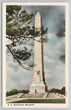 Jamestown Island Virginia, US Government Monument, Vintage Postcard picture
