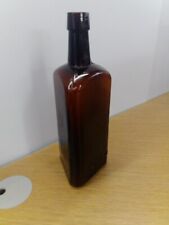 Vintage RARE Hi-Hi Triangle Shaped Bitters Co. Brown Bottle Rock Island IL. picture
