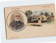 Postcard Giuseppe Verdi Birthplace Le Roncole Italy picture