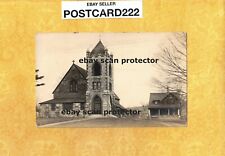 CT Danielson 1913 antique RPPC postcard CHURCH BUILDING CONN to Caribou ME  picture