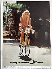 Vintage 1972 Sexy risque cycling fashion original ad A459 picture