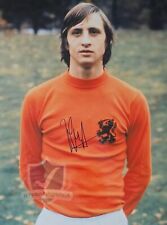 Johan Cruyff Signed 16X12 Photo OnlineCOA AFTAL picture