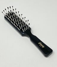 Vintage Goody Hair Brush Black Made In USA Ball Tip Travel Small Retro picture