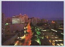Honolulu Hawaii~View Of Night Lights On Kalakaua Avenue~Waikiki~Continental PC picture