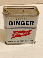 French's Ground Ginger Metal Spice Tin picture
