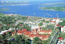 Aerial View of St. Augustine, Florida, the Oldest City in the USA --POSTCARD picture