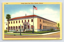 c1939 Postcard Phoenix AZ Arizona United States Post Office picture