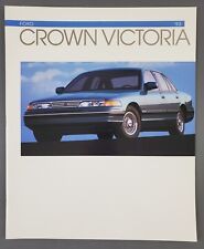 1993 Ford Crown Victoria Car Showroom Sales Booklet Dealership Catalog Brochure picture