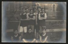 CARBONDALE, PA - 1907 BASKETBALL TEAM RPPC picture