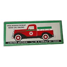 Texaco 1936 Dodge Pickup With Oil Drums Limited Edition picture