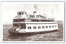 c1910's Ferry Astoria Ore Tourist No. 3 Cars RPPC Photo Antique Postcard picture